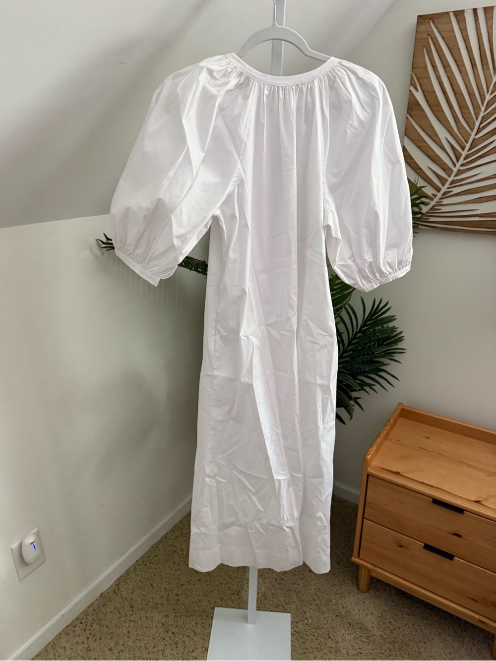Staud white Vincent Dress with pockets size small - Picture 6 of 6
